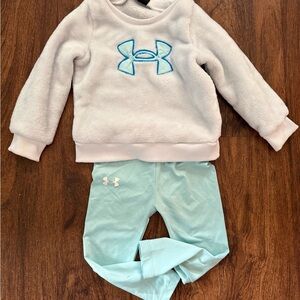 Under Armour Toddler Blue and White Bottoms Set